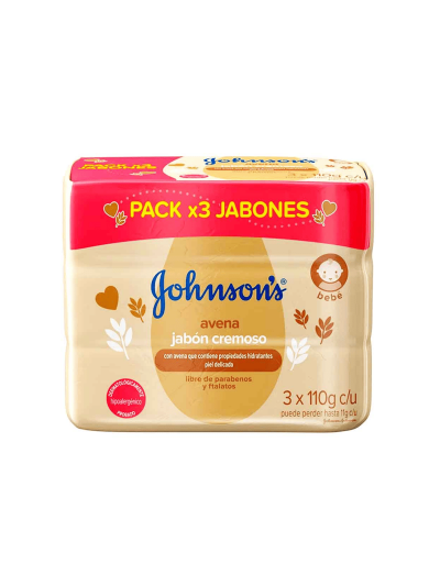 Jabon Jhonson Baby x3 unidades