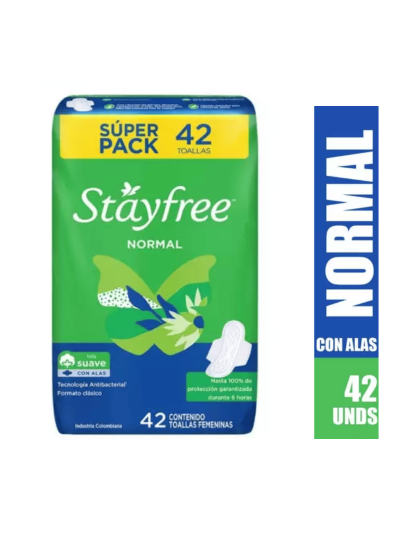 Toallas Stayfree x42...