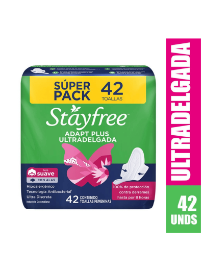 Toallas Stayfree x42...